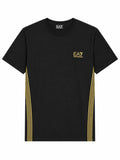 Camiseta EA7 Emporio Armani com Linhas Douradas