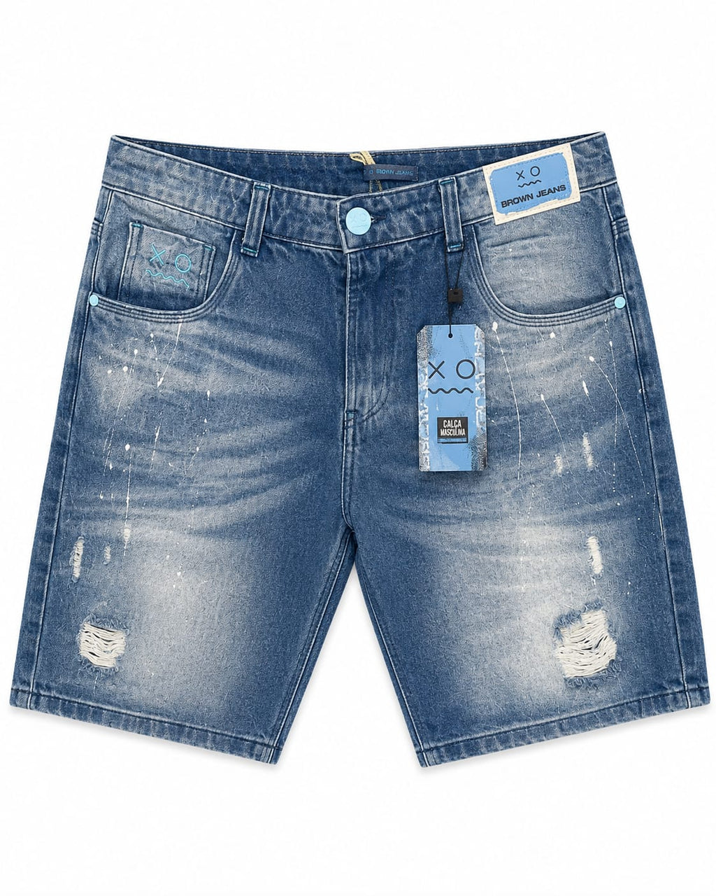 Bermuda Jogador Brow Jeans