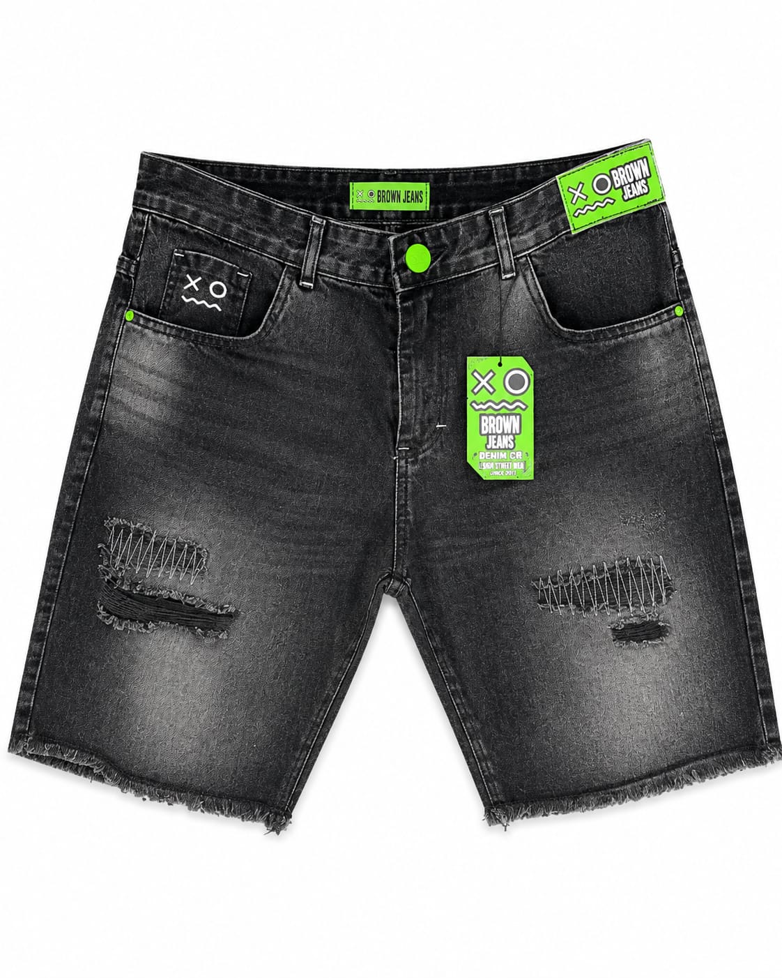 Bermuda Jogador Brow Jeans