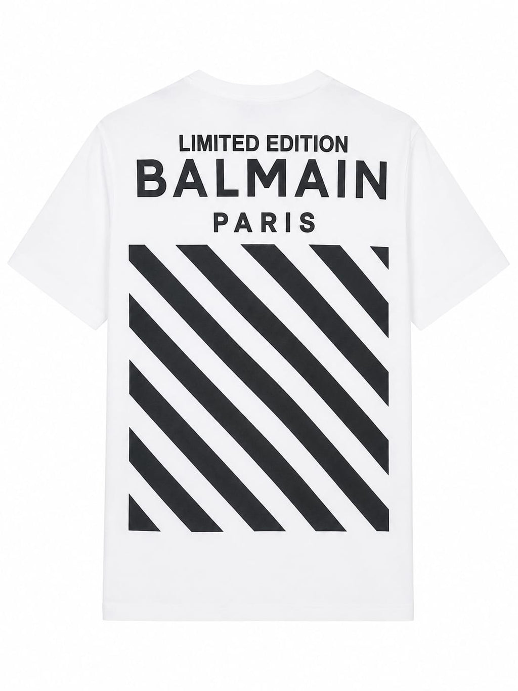 Camiseta Balmain com Patch de Logo