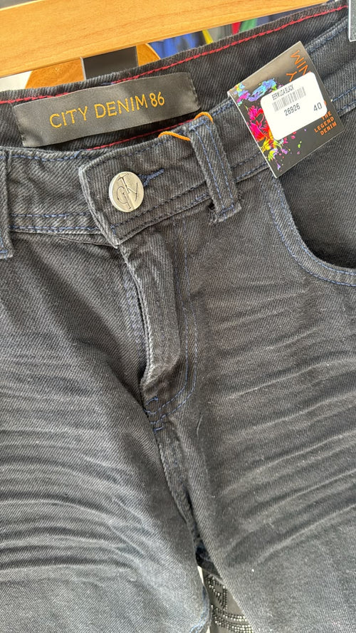 Bermuda Jogador City Denim